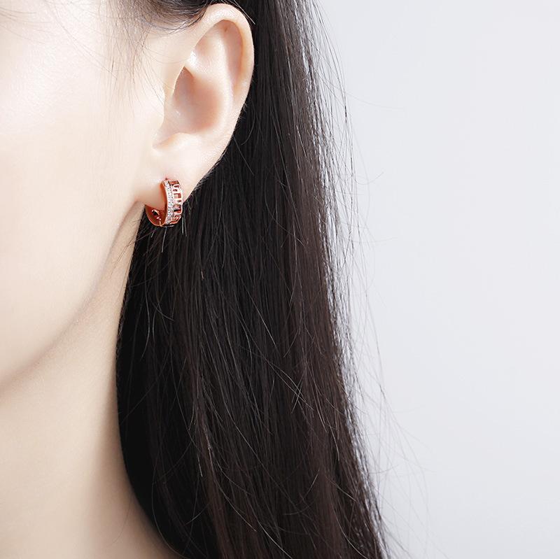 Женские серьги из медного сплава с цирконом Lindon - Серьги-подвески в подарок на свадебную вечеринку