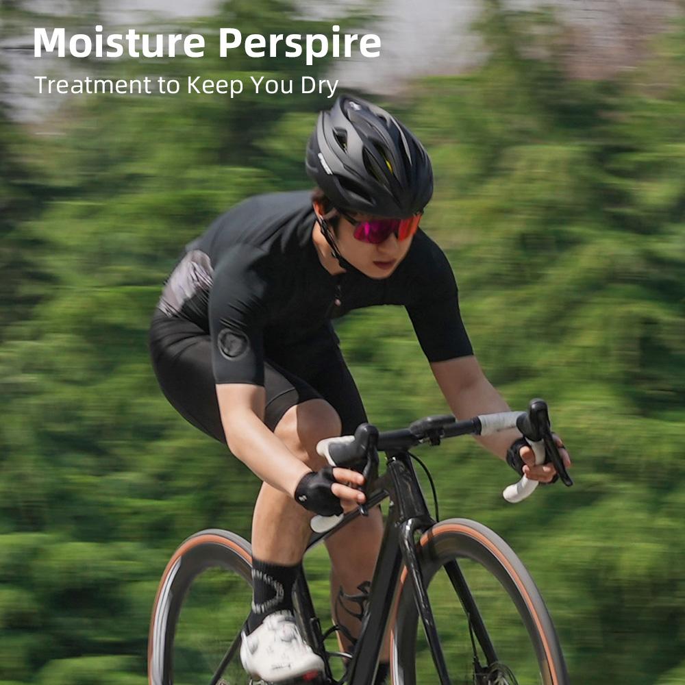 Мужской велосипедный трикотаж Дорожный велосипедный трикотаж Дышащая быстросохнущая велосипедная одежда Светоотражающая эластичная ткань