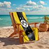 1pc B-BVB Beach Towel, Comfortable and Thick, and Swimming/Bath/Picnic/Camping Towel, Suitable for Seaside Beaches