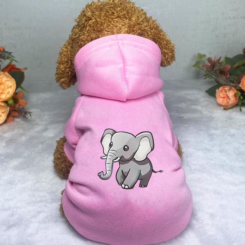Pet Clothes Dog Dog Cat Hooded Sweatshirt Warm and Comfortable The Hat Also Has Two Cute Ears As a Decoration Cute and Exquisite