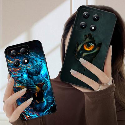 Светящаяся голова льва для Xiaomi 11T 11 Ultra 12 12T Pro 14 15 13 Lite Mi Poco M4 5 M7 5G X4 X5 M6 C75 Pro X6 4G мягкий чехол для телефона