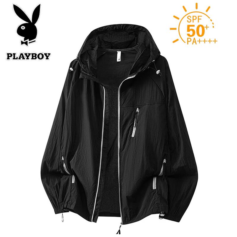 PLAYBOY Мужская куртка с капюшоном, защищающая от солнца, быстросохнущая