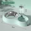 Automatic Cat Water Feeder & Dual Bowl Dispenser