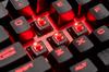 CORSAIR Corsair K63 Red LED игровая клавиатура без цифрового блока с клавишами Cherry MX Red KB395 USB-A - японская клавиатура - [компактный переключатель] CH-9115020-JP