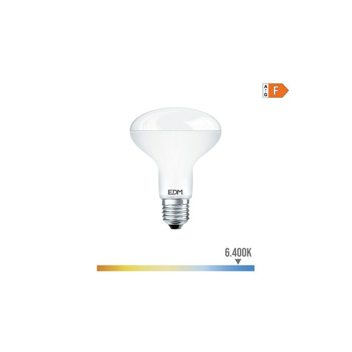 Ampoule LED Réflecteur R90 - EDM - 12W - E27 - Lumière Froide 6400K