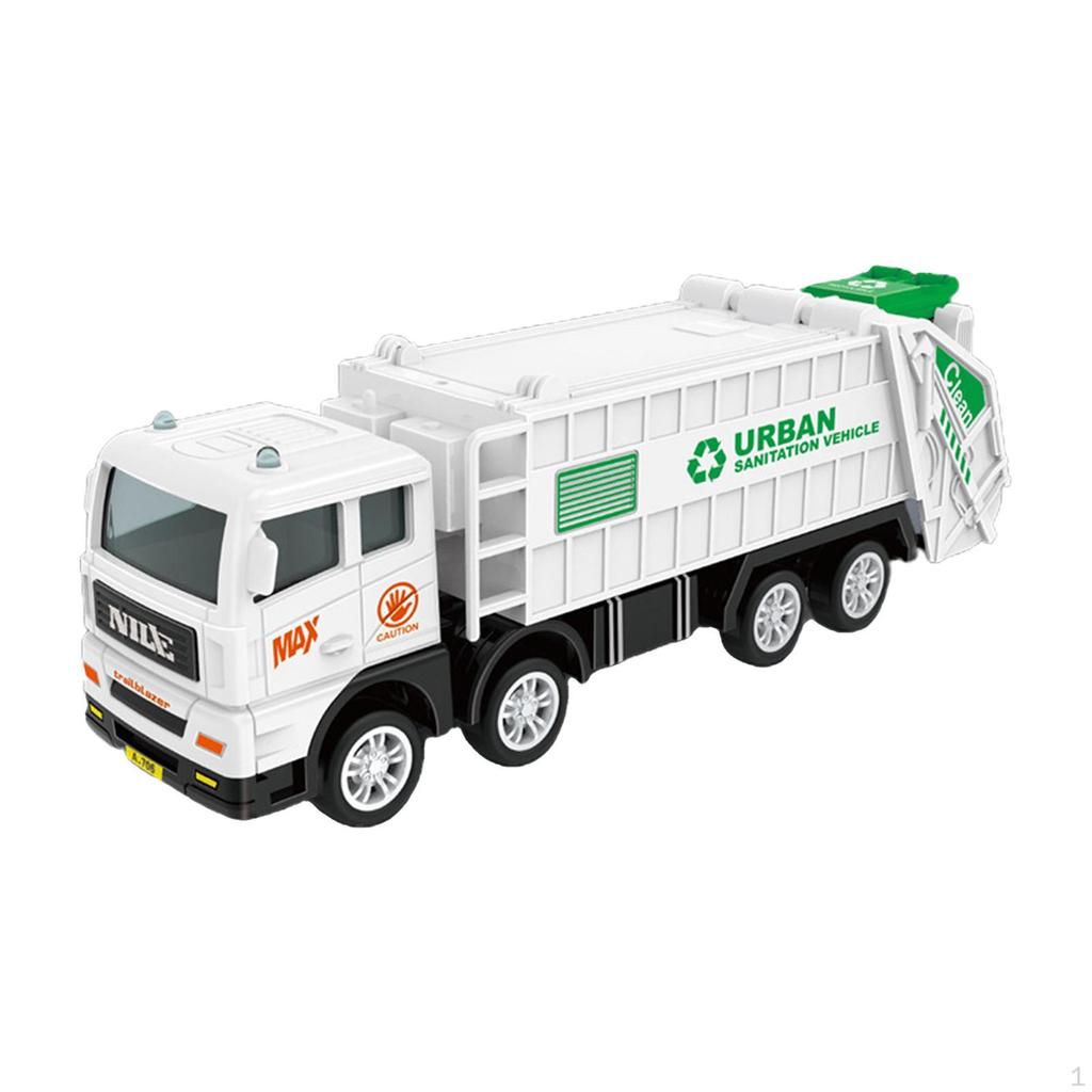Мусоровоз, игрушечный фрикционный интерактивный детский транспорт, модель автомобиля