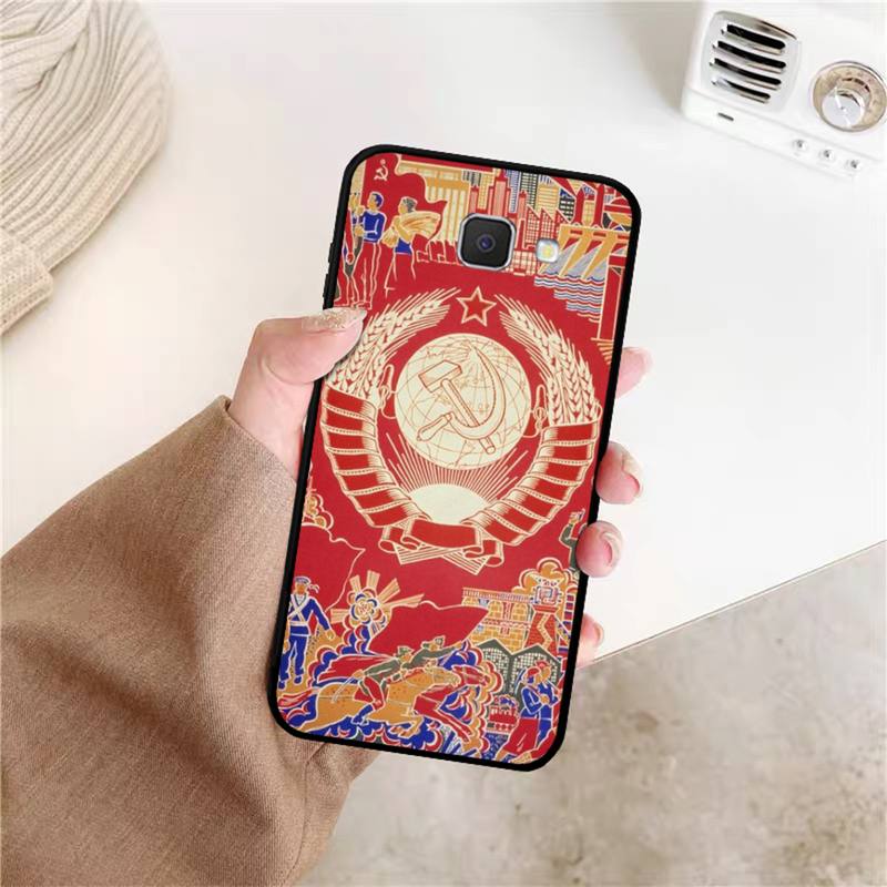 Винтажный чехол для телефона СССР CCCP для Samsung J8 J7 Core Dou J6 J4 plus J5 J2 Prime A21 A10s A8 A02