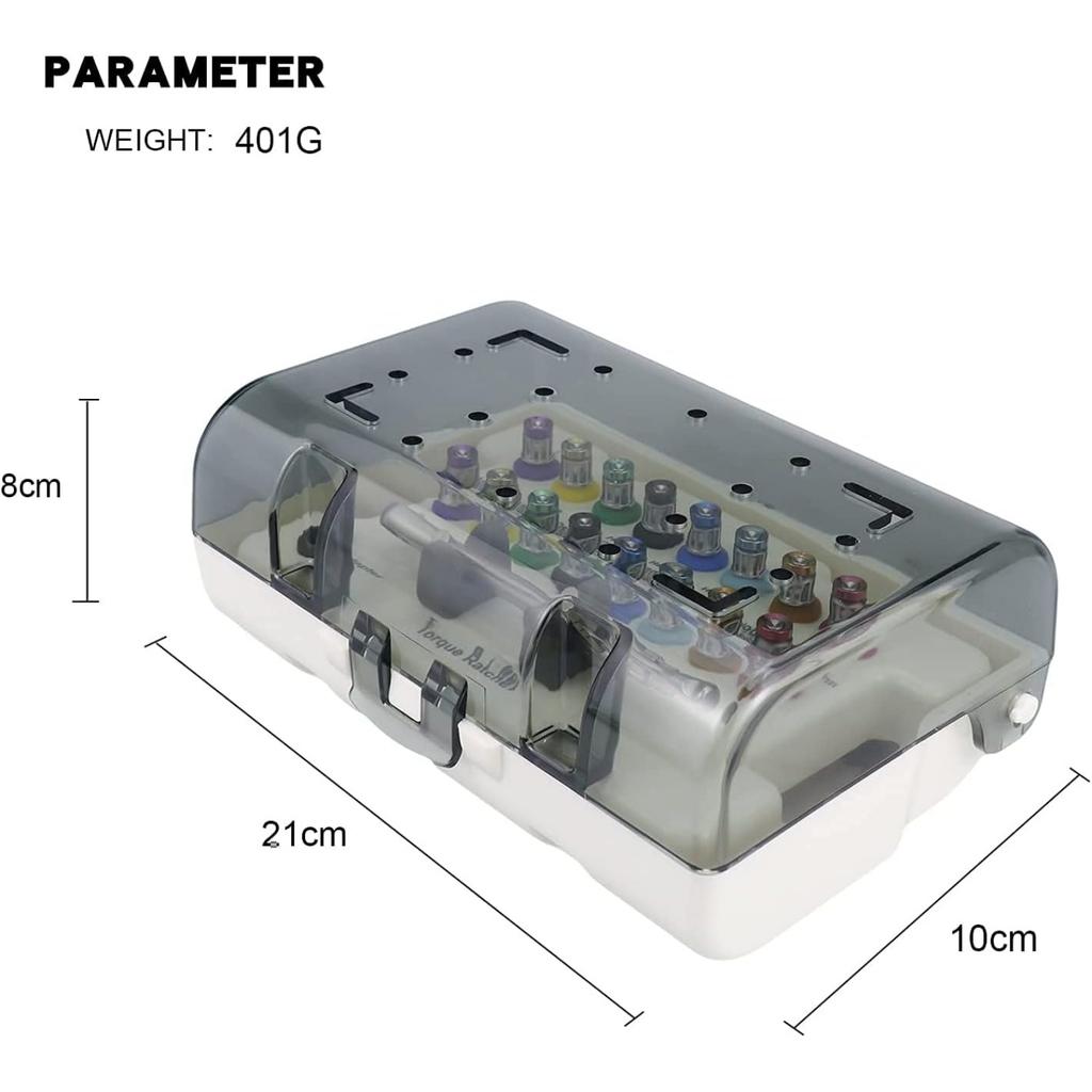 Глобальный Универсальный Набор Инструментов для Ремонта Имплантационных Отверток Отвертки Разноцветный Протезный Набор Динамометрический Ключ 16 шт. в Наборе