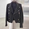 Men's Locomotive Leather Jacket Spring Autumn Winter New Leather Jacket Slim Men's Leather Jacket