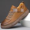 Модная шнуровка, уличная обувь, мужская кожаная модная повседневная обувь для ходьбы, мужская удобная обувь для скейтборда, люксовый бренд, универсальные мужские кроссовки