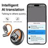 Наушники для перевода в реальном времени с ИИ 99% Высокая точность Наушники для перевода 144 языка Устройство-переводчик Беспроводной заушный крючок