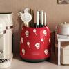 Knife Rack Multifunctional Chopstick Tube Integrated Storage Box Household Countertop Vegetable Knife Rack Cage Rotating Drain