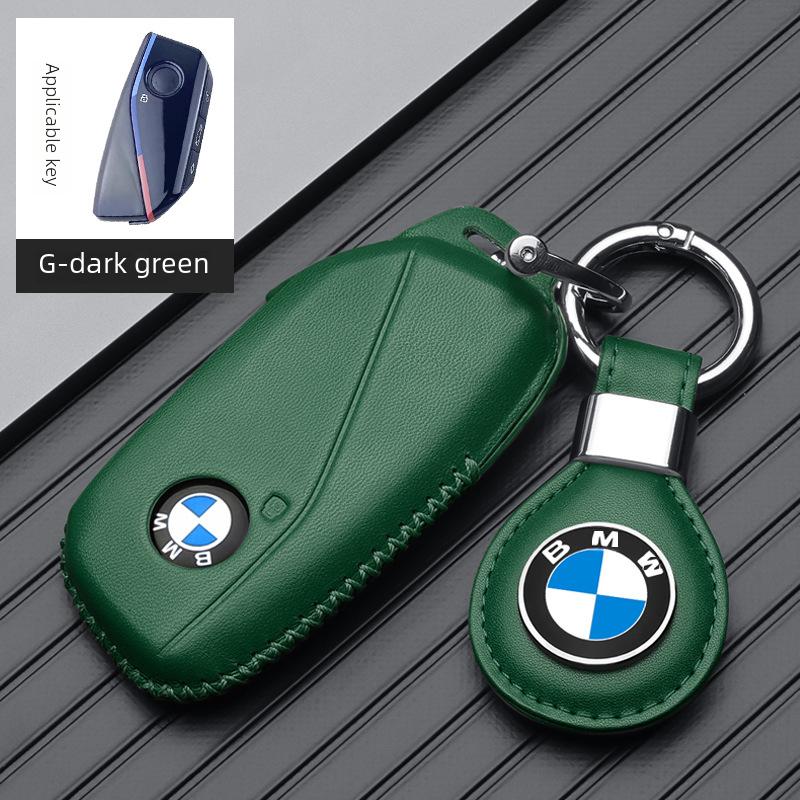 New X1/x7x5 Genuine Leather Key Case For Bmw 7 Series Models Ix/i7/xm740li Shell 735x6 Buckle XB5
