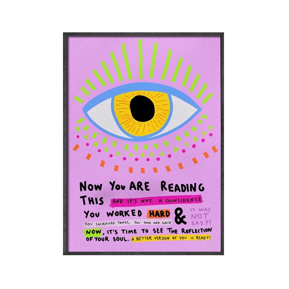 Феминистский мультяшный художественный принт, картина, мотивационная цитата, позитив, уход за собой, холст, постеры для девочек, настенный домашний декор, фотографии