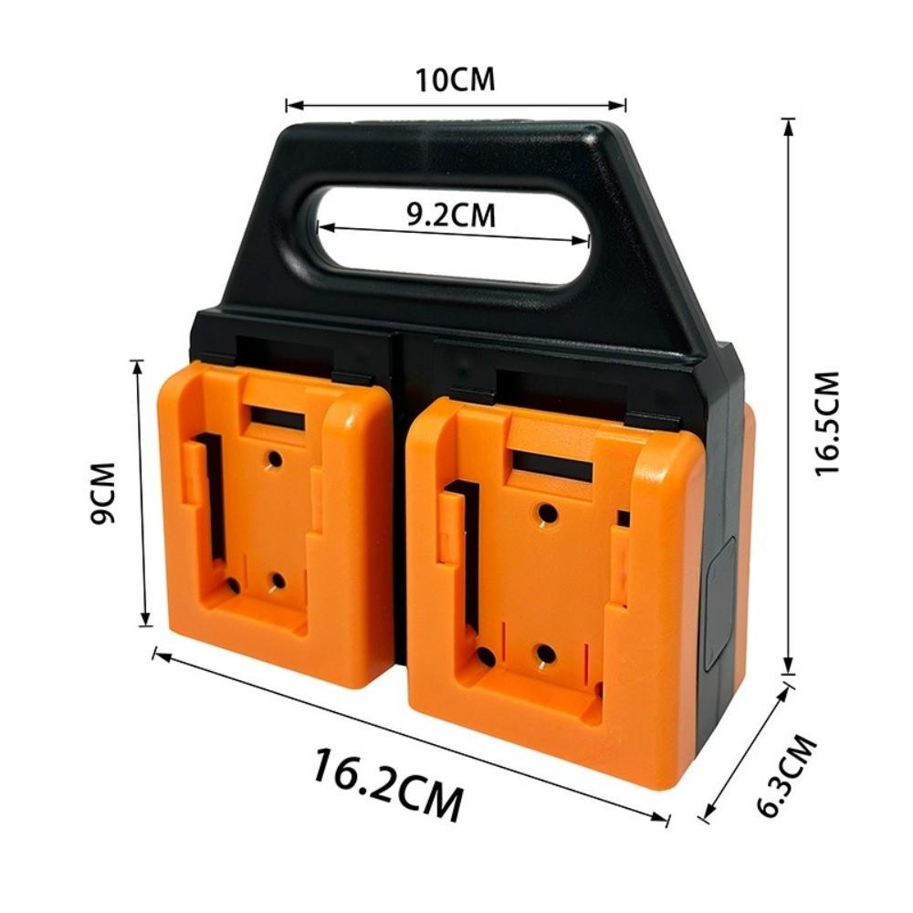 4 Slots Battery Portable Stand Handheld Hanger Battery Tool Holder Base For Dewalt Lithium Battery