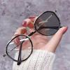The Same Photosensitive Color-Changing Glasses Have No Degree Flat Glasses, Women'S Youth And Sweet Campus Wind Myopia Glasses