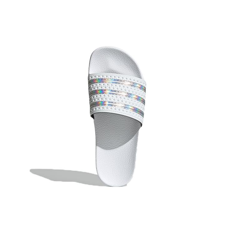adidas Женские кроксы Adilette 'White Iridescent' Женские FV0041