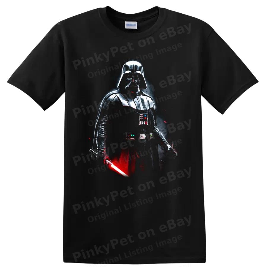 Dark Space Villain T Shirt Red Energy Sword Sci Fi Movie Graphic Tee Gift Art