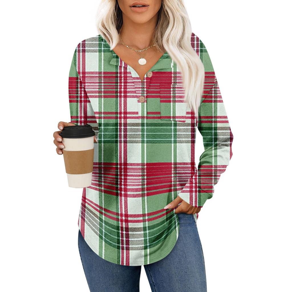 Женский модный топ с длинными рукавами в стиле ретро с принтом