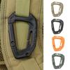 Big D-type Plastic Steel Tactical Molle Quick Hook Hanging Buckle Clip Outdoor Camping Backpack Bag EDC Tool Accessories