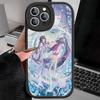 Чехол для телефона Genshin Impact Коломбина Для iPhone 11 12 13 14 15 16 Pro Max Plus Кожаный чехол