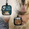 Zipper Closure Dog Treat Pouch Transparent Window Pet Snack Bag Pet Feeding Bag  Pet Training