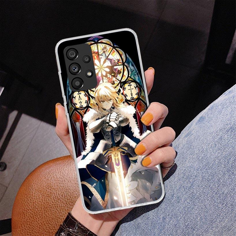 Чехол для телефона Fate Zero Stay Night Saber для Samsung Galaxy A17 A37 A57 A16 A26 A36 A56 A15 A14 A13 A55 A54 A53 A35 A34 A33 A25 A24