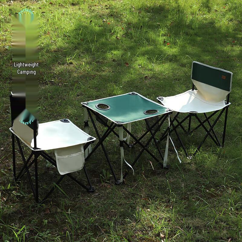 FTLY Outdoor Portable Folding Table and Chair Set