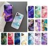 Чехол для телефона Carcasa Funda Для iPhone 16 15 13 14 11 12 Pro Max 16 14 12 13 Pro 15 Plus 16E Мраморный чехол