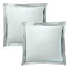 Parure de draps 6 pièces "Premium" pour lit 140 x 190 cm Coton Pur - Prémium Menthe -