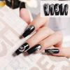 Retro-style DIY nail  Two(2) Gold stickers with floral patterns; strong-adhesive for nails or phone cases.