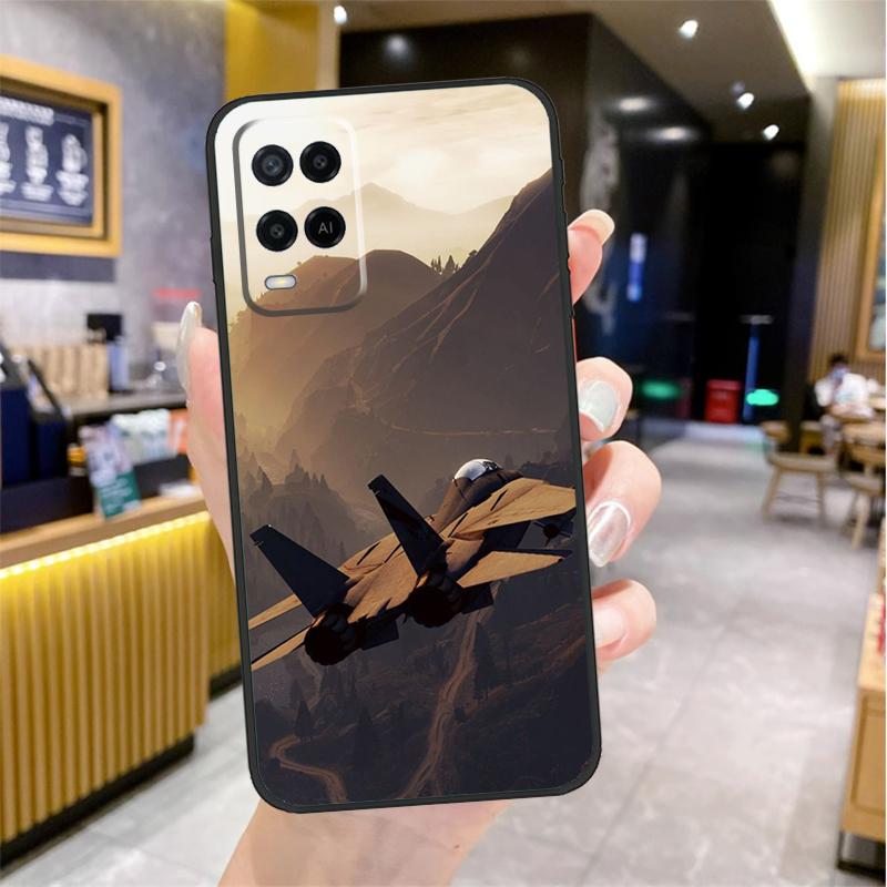 Военный Самолет Военный Корабль Истребитель Чехол Для Oppo A5 Pro A15 A17 A57 A77 A60 A80 A40 A18 A38 A58 A78 A98 A96 A76 A16 A94 A74 A54