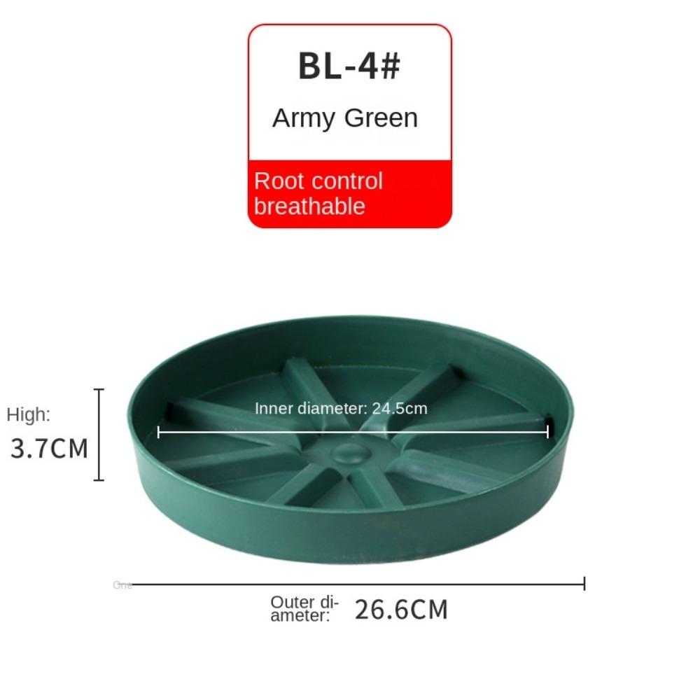 Пластиковый цветочный горшок, поддон для корневого горшка, устойчивый к гниению, новый поддон для цветочного горшка