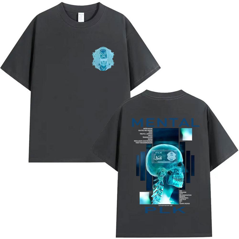 Rapper UnisexTAL PLK Album 2025 Merch T Shirt Unisex's Gothic Fashion Short Sleeve T-shirt Unisex Retro Style Oversized Cotton Tshirts