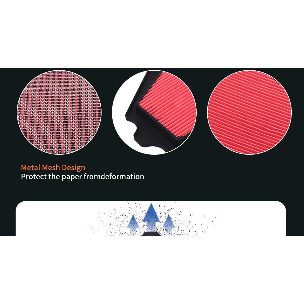 JSBM Motorcycle Air Filter Intake Cleaner Element For Kawasaki Z1000 Z1000SX ZX1000 NINJA1000 KLZ1000 VERSYS 2010-2019 2012 2013