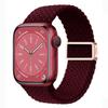 Совместимо с Apple Watch S10, iWatch 11, Xiaomi 9, Huawei; Нейлоновый ремешок с магнитной пряжкой "Радуга".