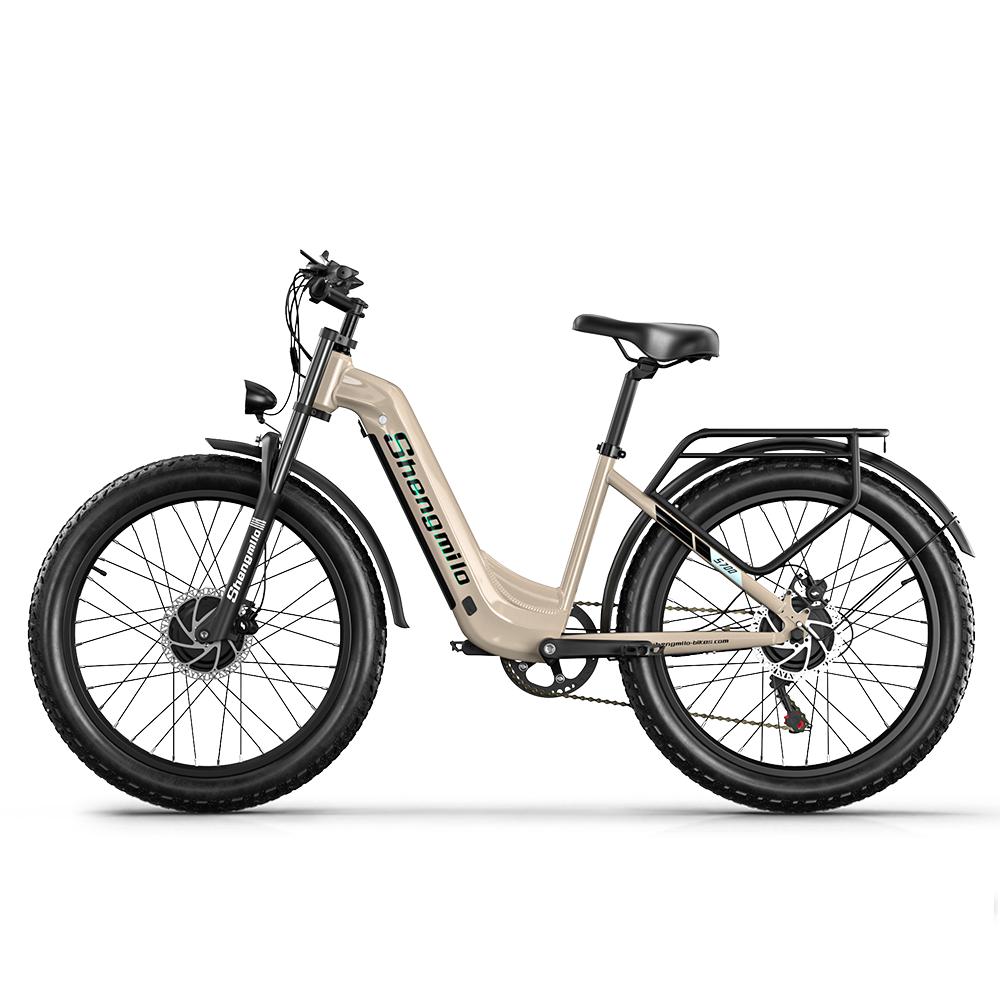 Shengmilo S700 1000W Dual-Drive Fat Tire E-Bike, 26x3.0 Tires, Samsung Battery, Hydraulic Brakes for Off-Road & Urban Commute