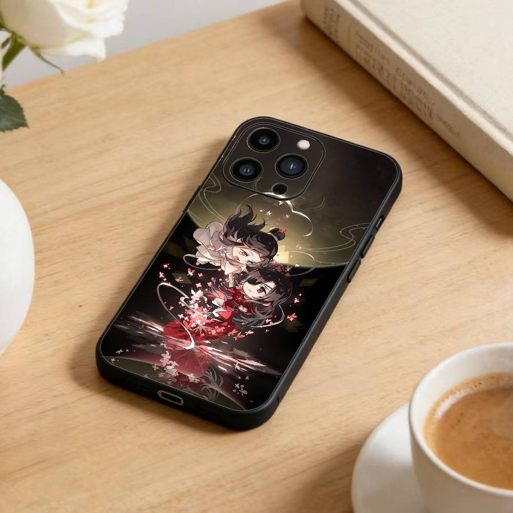 Чехол для телефона 'Грандмастер Демоническая Культивация' для iPhone 17, 16, 15, 14, 13, 12 Plus, Max, Мягкий Силиконовый Черный Чехол