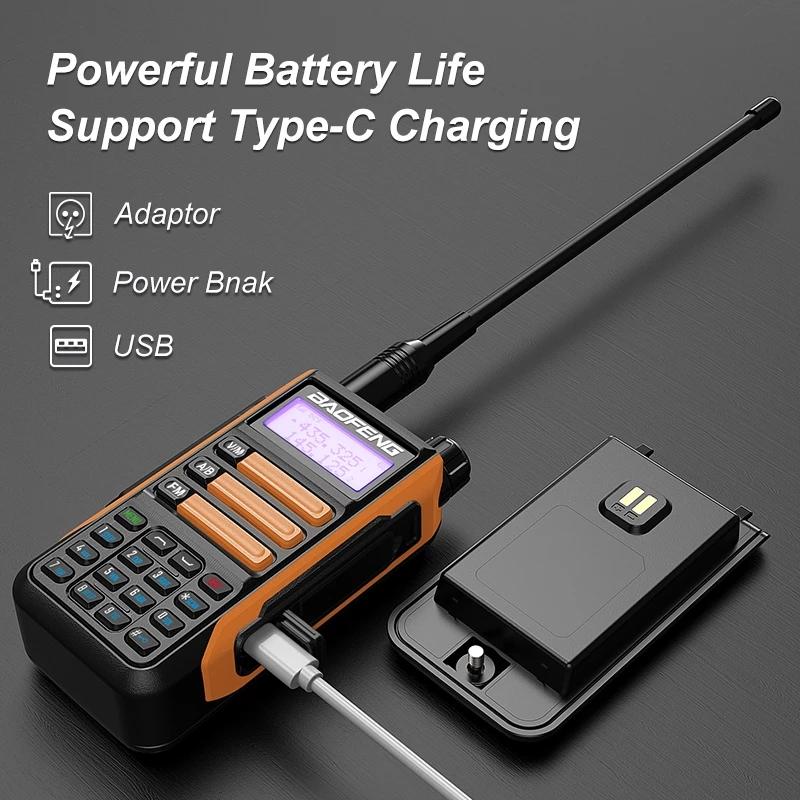 2 шт. НОВЫЕ Baofeng UV 16 Max V2 Высокомощная Улучшенная версия UV9R UV5R Рация IP68 Водонепроницаемая Дальняя связь 50 км Двухдиапазонная Любительская радиостанция