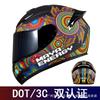 Full Face Motorcycle Helmet Men Women Vintage Style Retro Cruiser Bike DOT Certified