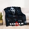 1 шт. Плед ScreamHorror для улицы, легкий фланелевый, мягкий и теплый, для использования в любое время года, для дивана, улицы, кемпинга, гостиной, офиса, кресла