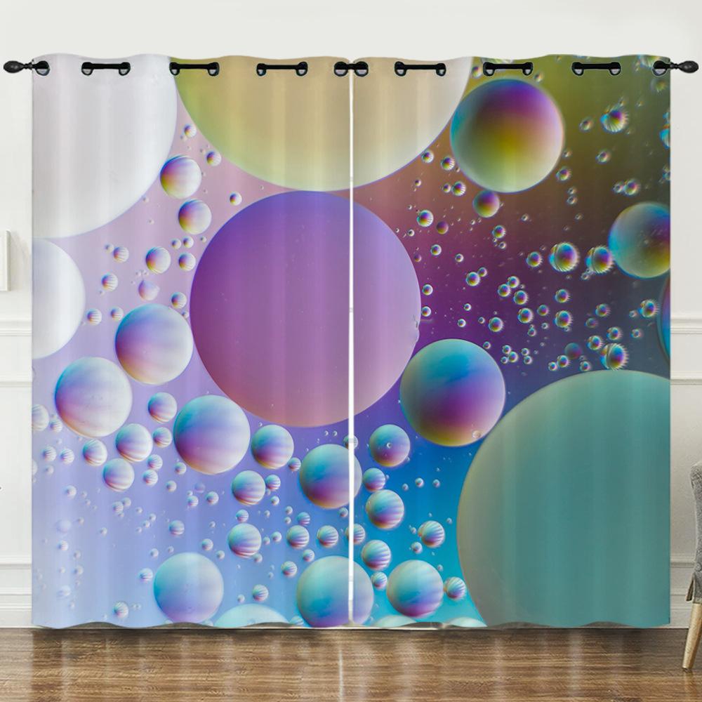 Штора Роса 3D Цифровая печать Затемняющая штора на люверсах