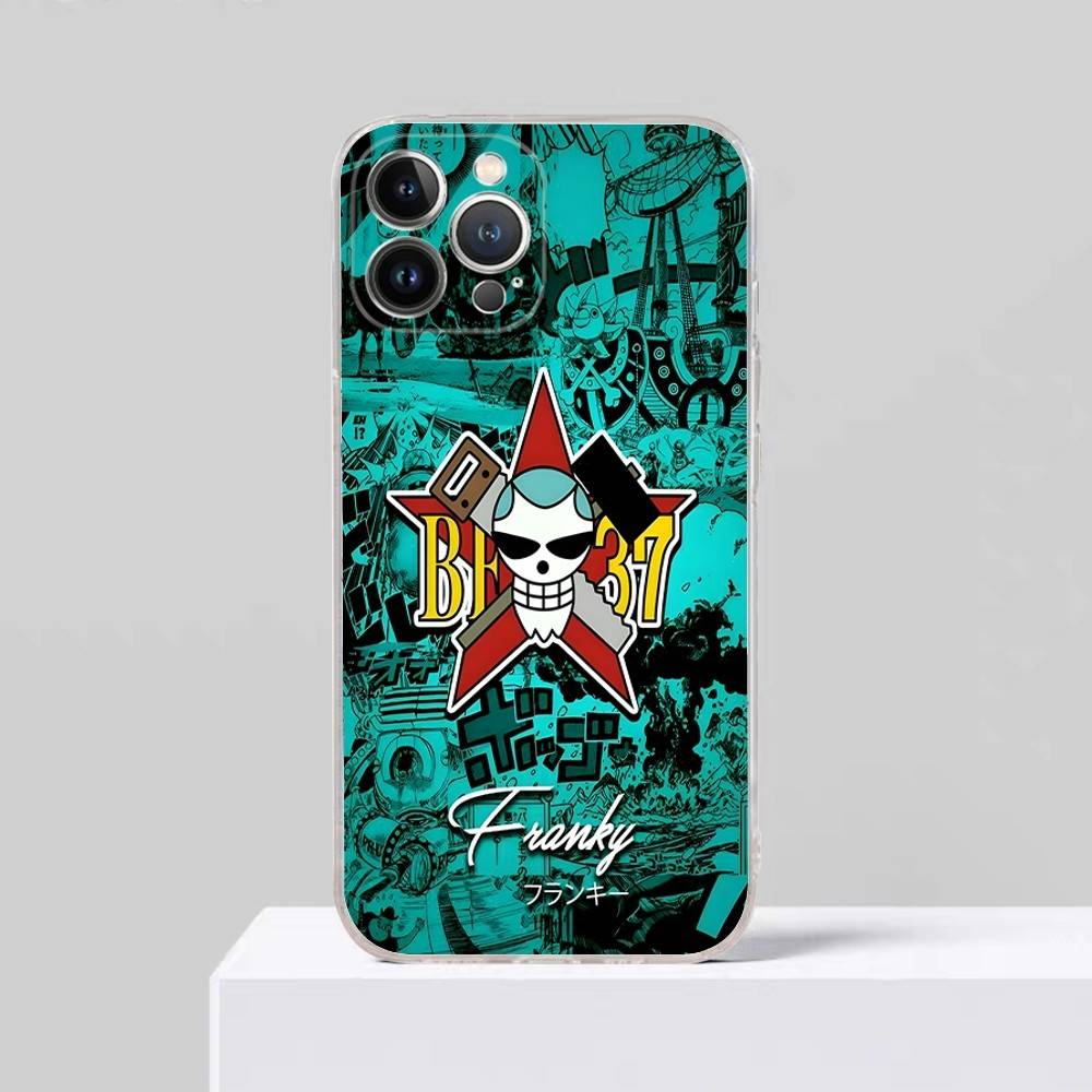 O-one-PpieceS Logo Phone Case For IPhone 11 12 13 14 15 16 17 Pro Max Plus Transparent Back Cover