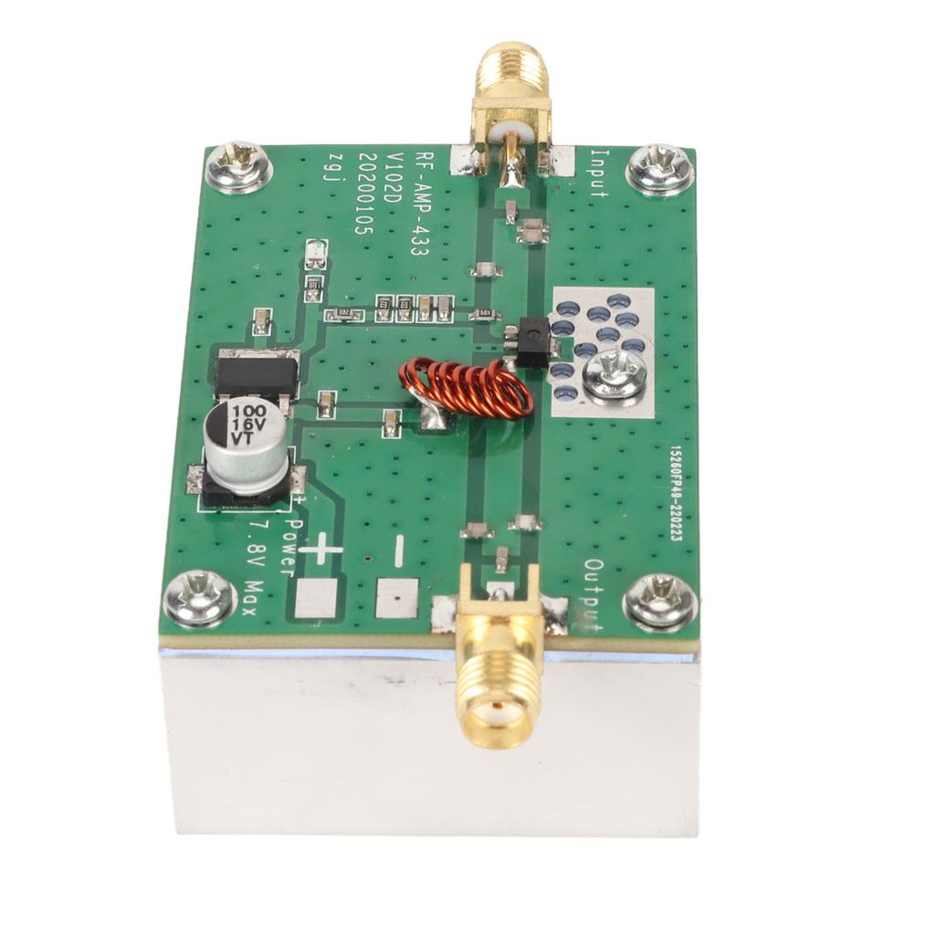 Плата ВЧ усилителя 433 МГц Профессиональный модуль ВЧ усилителя расширенного диапазона 400–460 МГц для