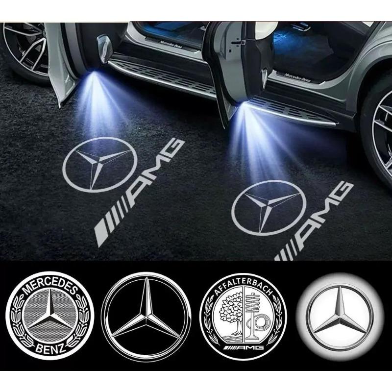 Светодиодная проекционная лампа с логотипом на дверь автомобиля для Mercedes Benz E W212 W213 W205 AMG W177 V177 W247 W176 GLA GLC X253 W246 X166 W166