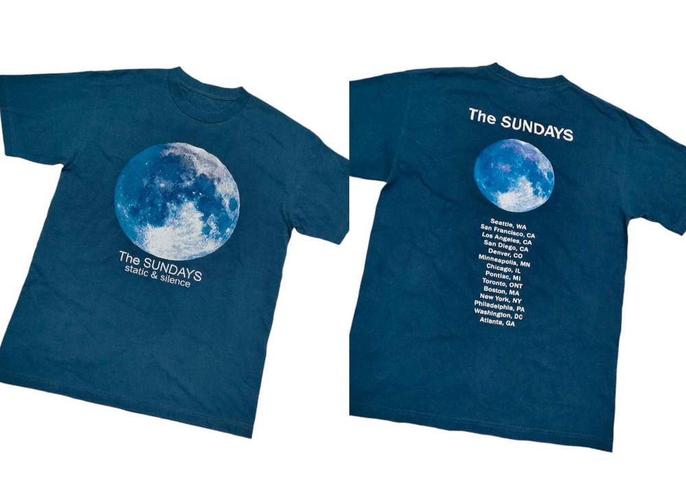 THE SUNDAYS Static & Silence Tour navy Full Size S To 5XL DI860 Unisex T-Shirt