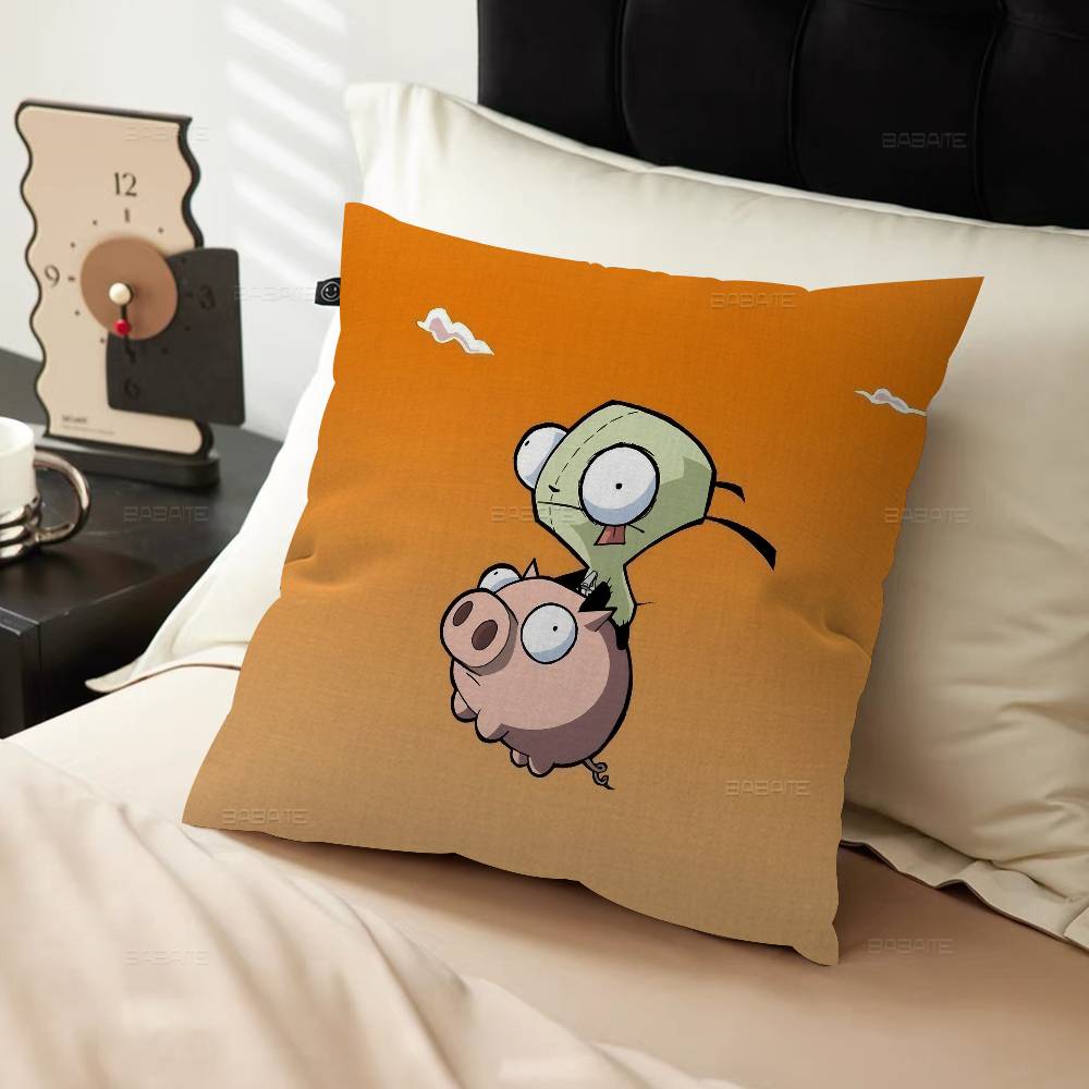 Мультяшный I-invader Zim Кленовый Дизайн Наволочка Счастливый Осенний Урожай Декор Праздничный Декор Наволочка