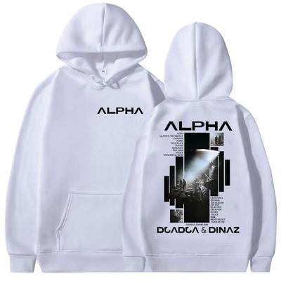 Alpha Djadja & Dinaz горячий продукт Новая модель одежда с принтом худи Оверсайз Унисекс Высококачественный Люкс горячий продукт Уличная мода Модный Хлопок Y2k Короткий