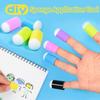 30pcs Inking Staining Dauber Sponge DIY Painting Finger Cot Finger Painting Sponge  Hand Account