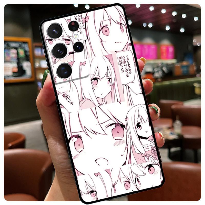 Кавайи Япония Девушки Харадзюку Розовый Чехол Для Телефона Для Samsung Galaxy S25 S24 S23 S22 S21 S20 Ultra S9 S10 Plus S25 FE S24 FE Чехол
